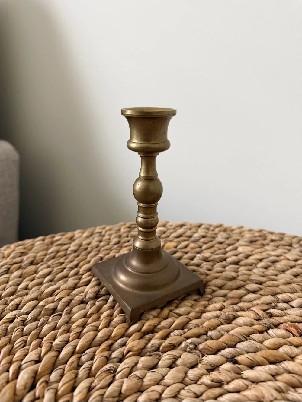Vintage Brass Candlestick Holder
